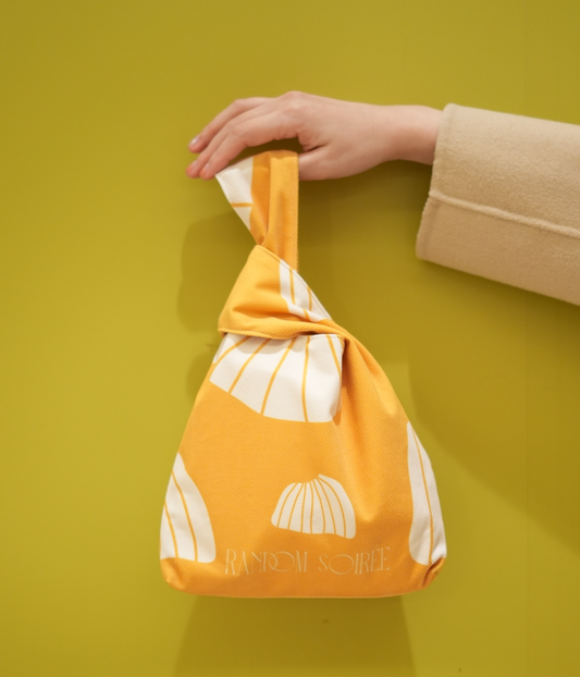 2023 Holiday Pumpkin Limited Edition Double Sided Print Wrist Bag