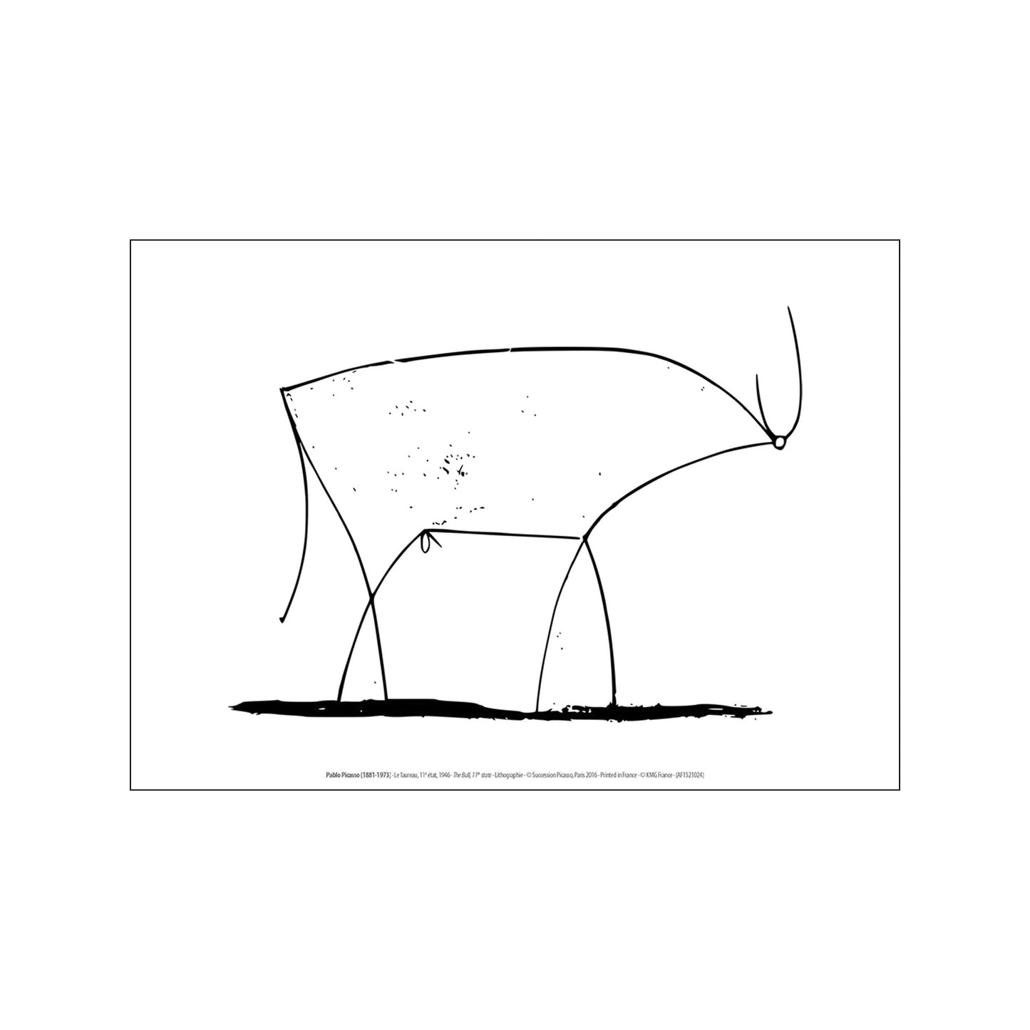 Le Taureau Art Poster by Pablo Picasso