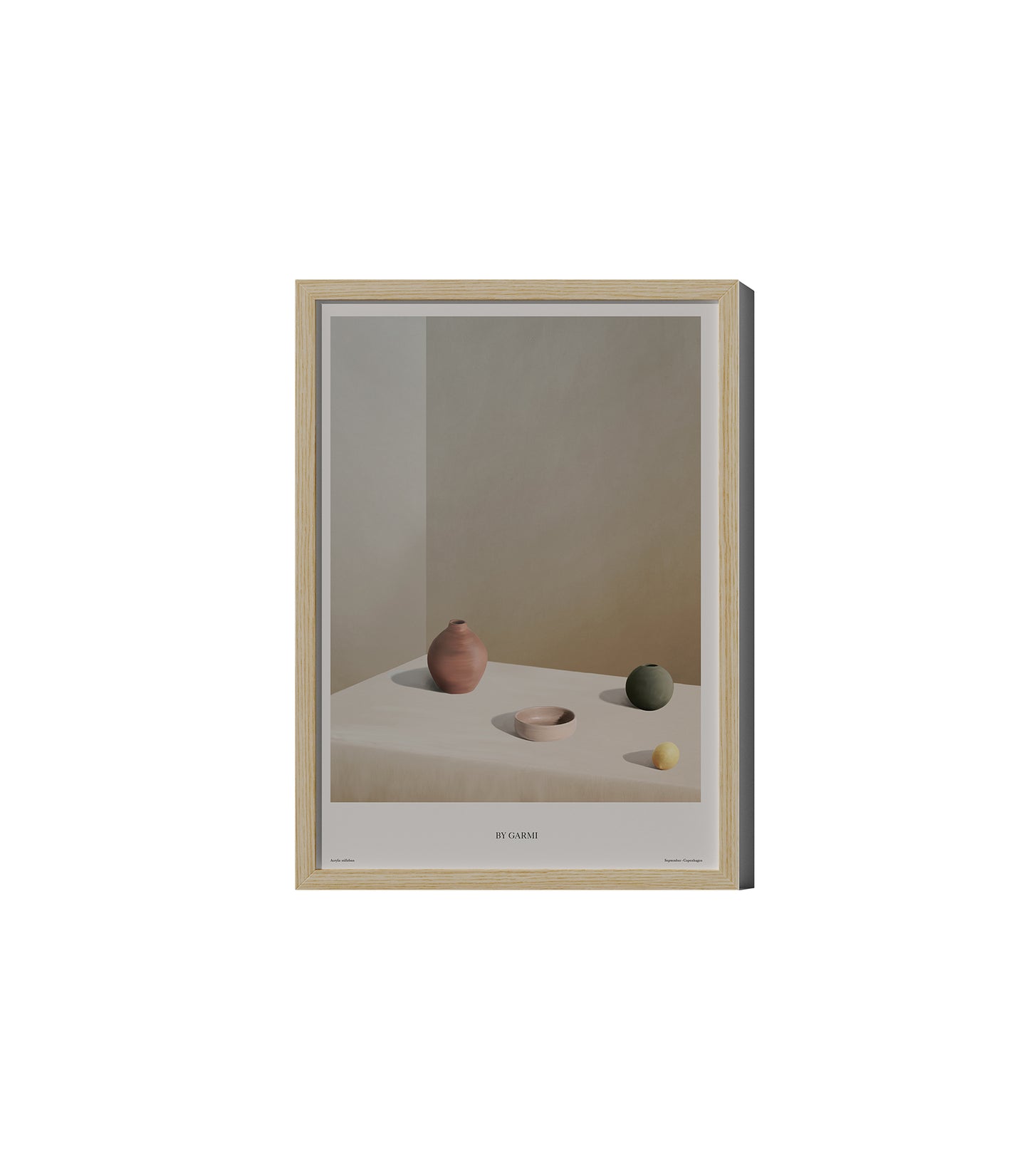Acrylic Stilleben 02 Art Poster by By Garmi