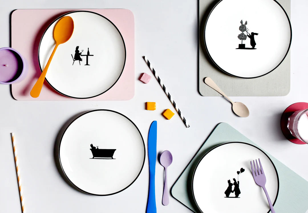 Bathtime Rabbit Plate