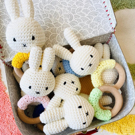 Miffy Handmade Crocheted Baby Teether