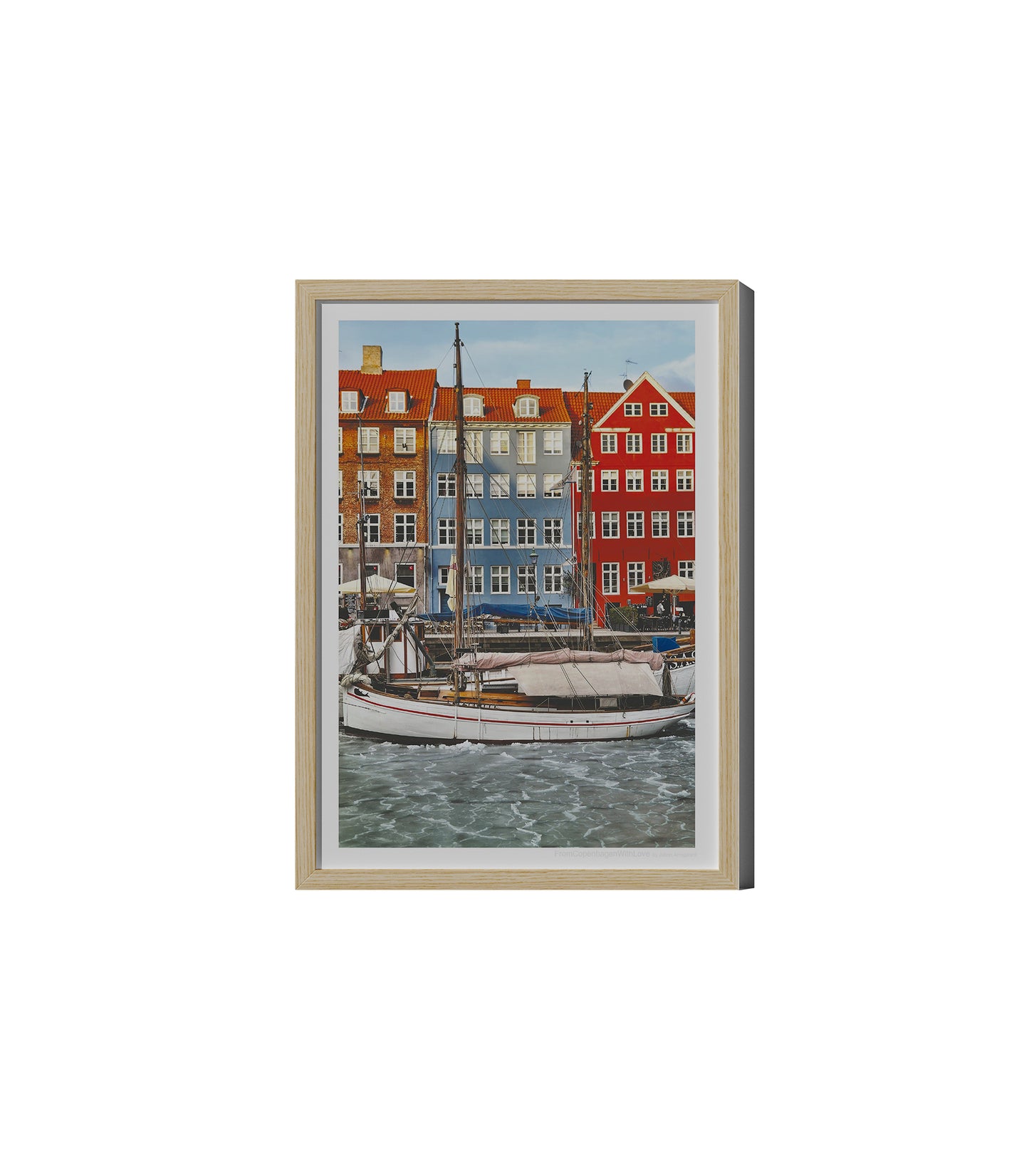 Is I Nyhavn Art Poster by Jakob Amsgaard