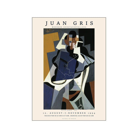 Seated Woman Art Poster by Juan Gris x PSTR Studio
