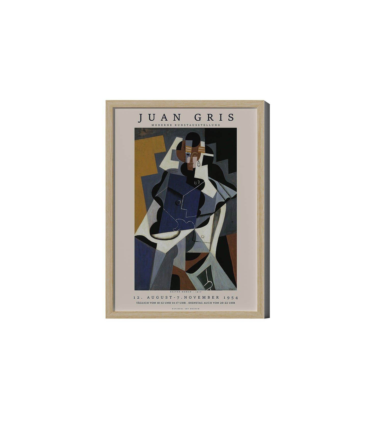 Seated Woman Art Poster by Juan Gris x PSTR Studio