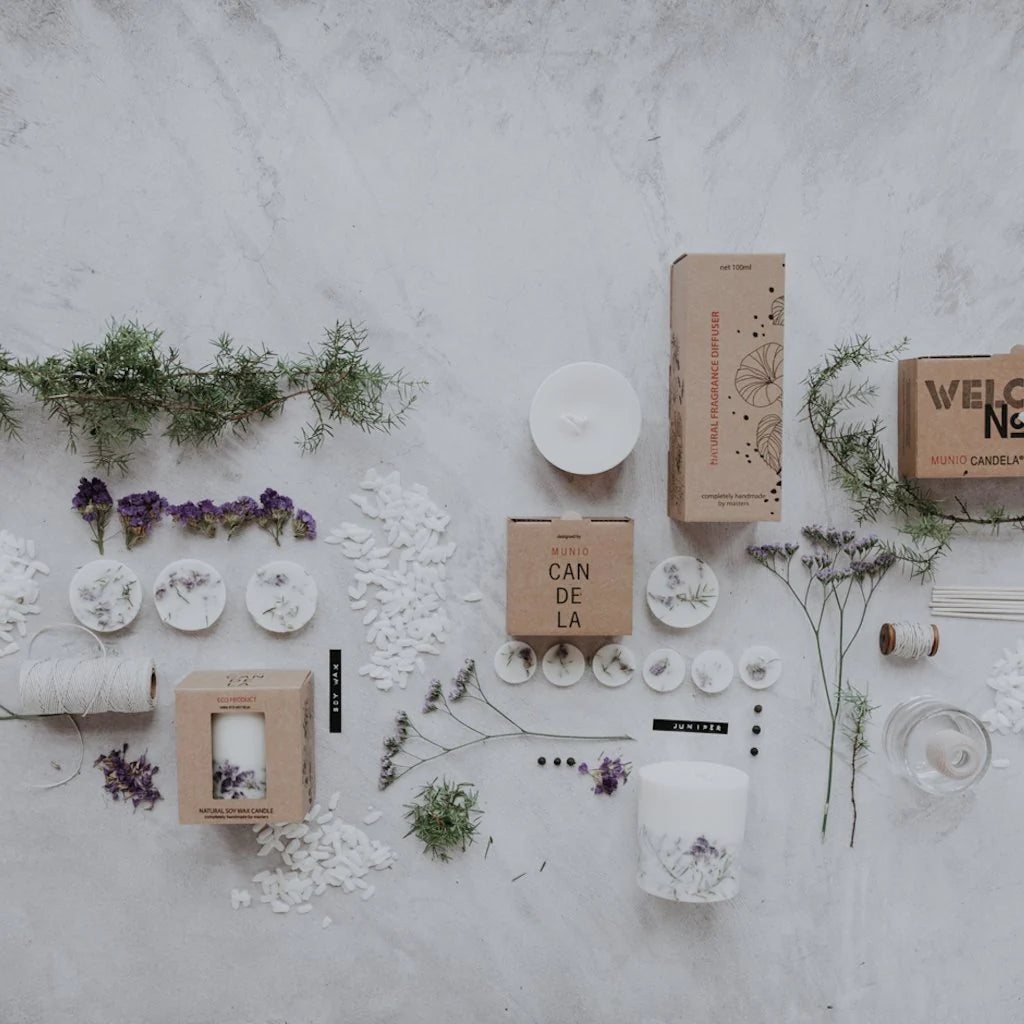 Juniper & Limonium Natural Scented Soy Wax Rounds