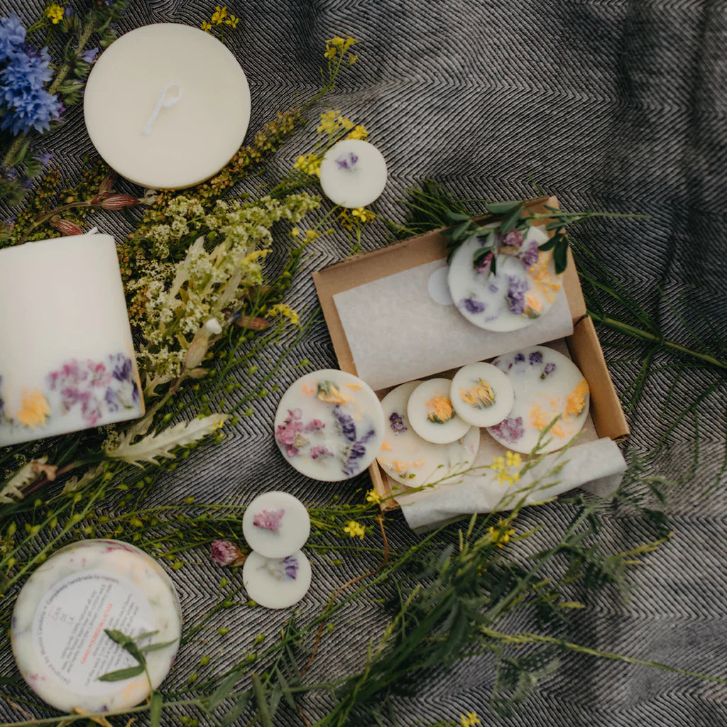 Wild Flowers Natural Scented Soy Wax Rounds
