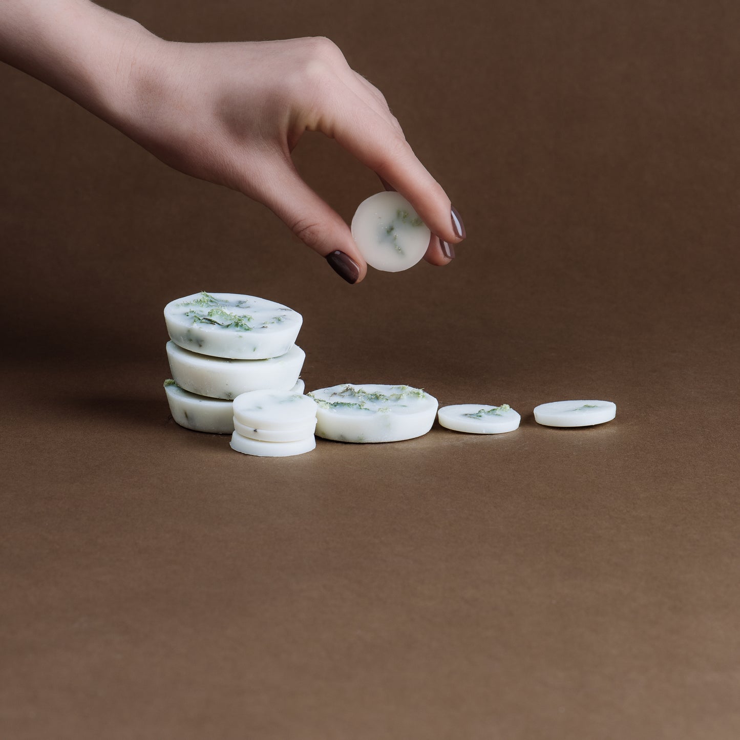 Moss Natural Scented Soy Wax Rounds