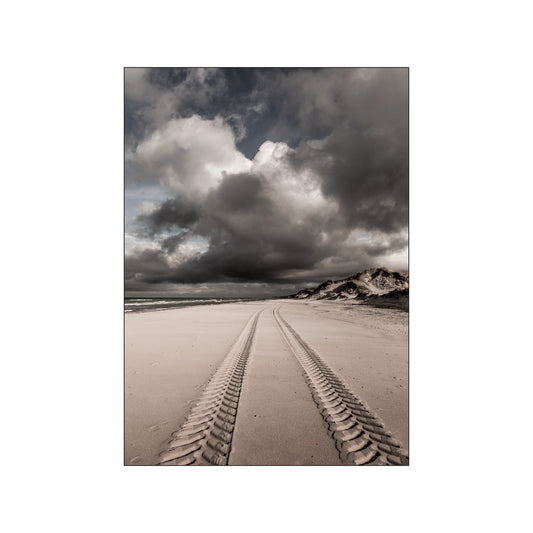 Spor Stranden Art Poster by Foto Factory