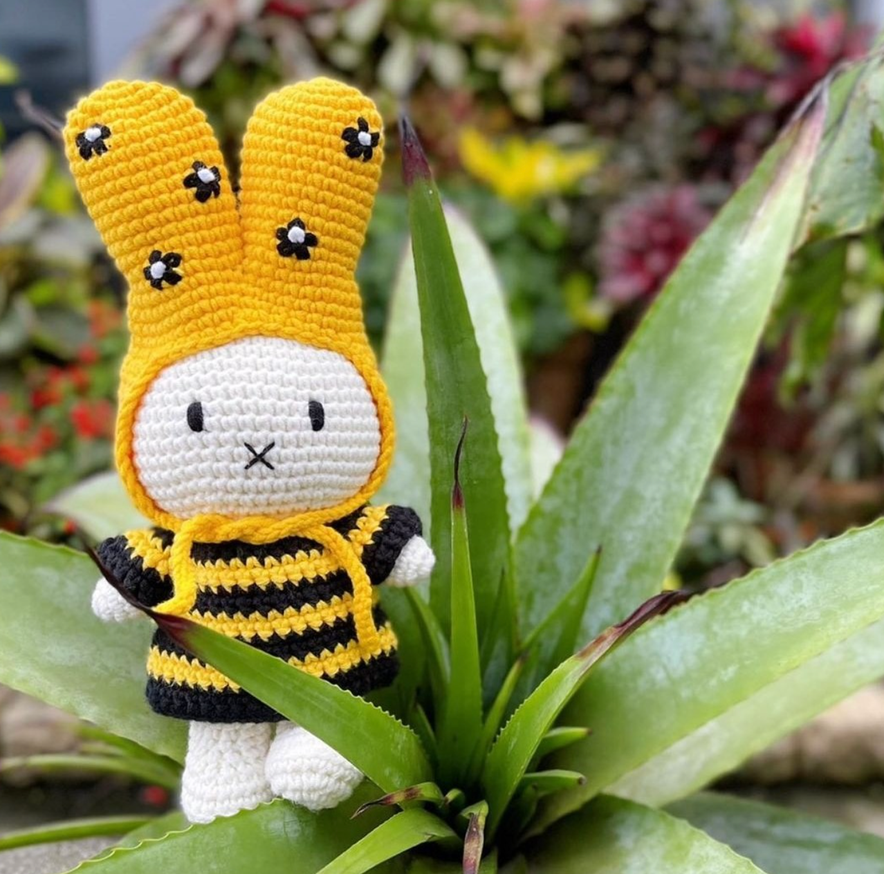 Miffy Bumble Bee Dress With Flower Hat