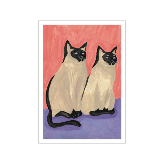 Twins Art Poster by Iga Kosicka