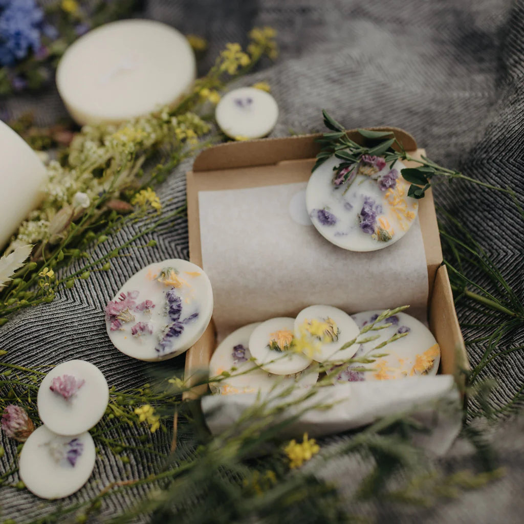 Wild Flowers Natural Scented Soy Wax Rounds
