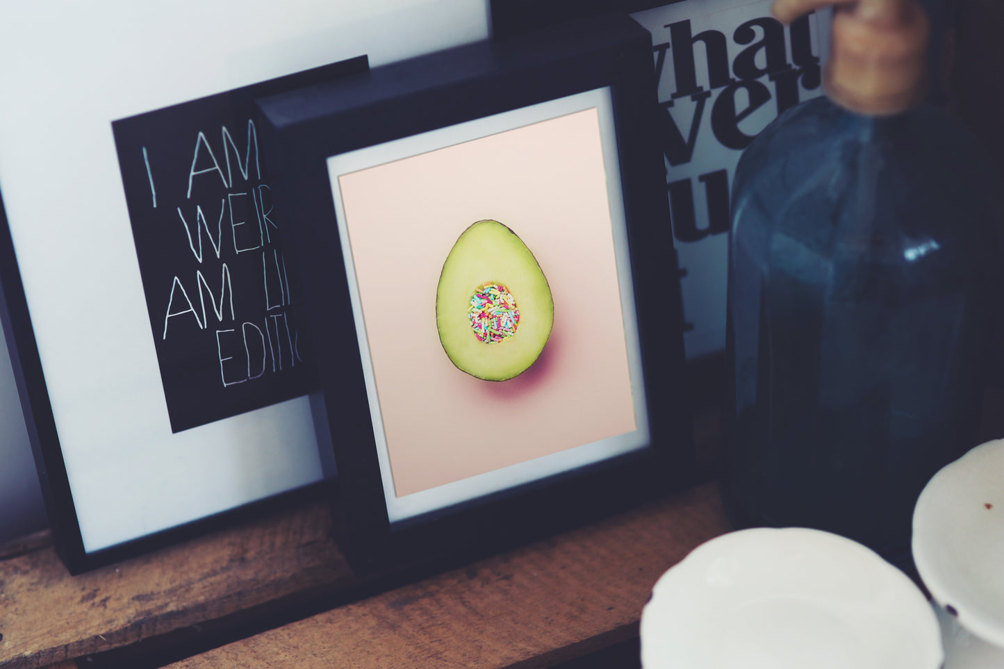 Avocado Art Poster by Camilla Schmidt