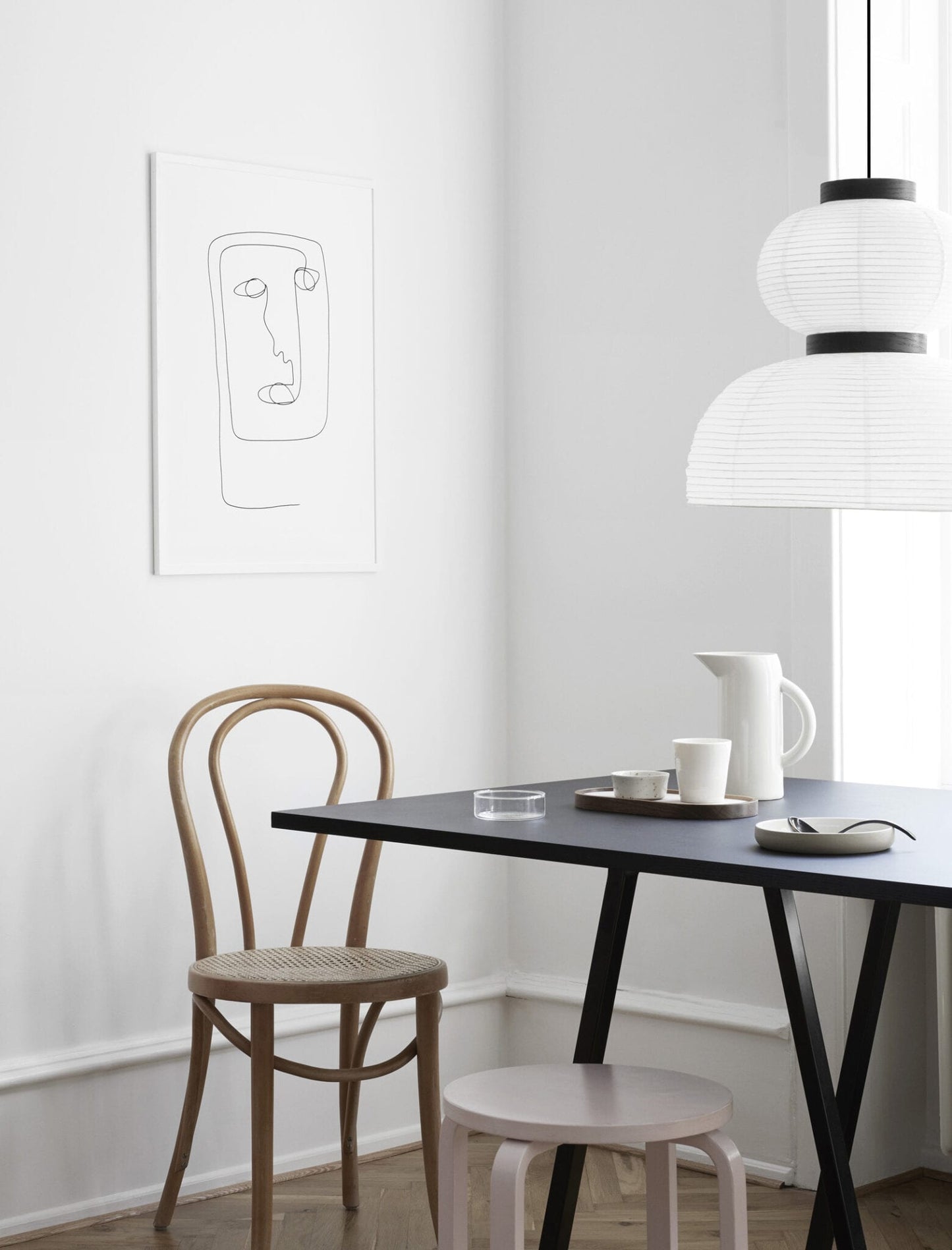 White Wood Frame