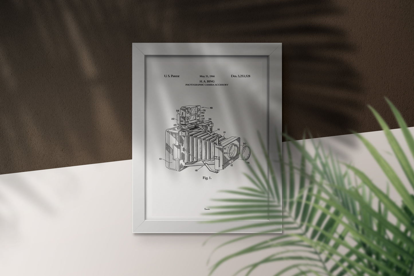 Camera Vintage Art Poster by Bomedo