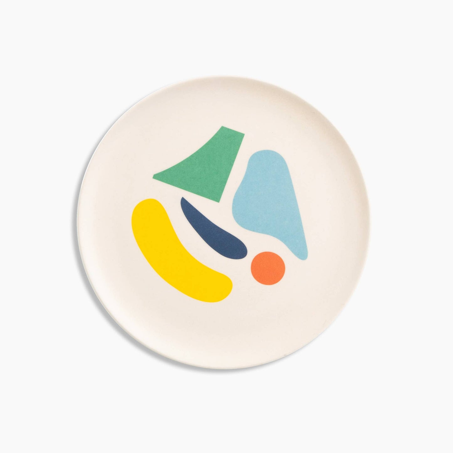 Bamboo Salad Plate in Play