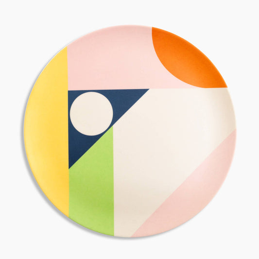 Bamboo Dinner Plate in Planes