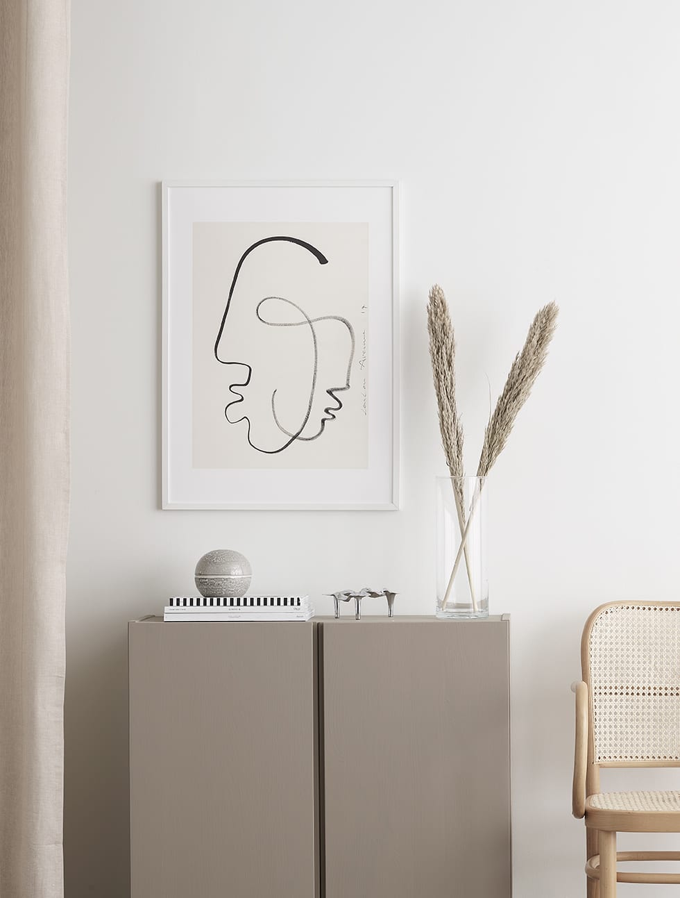 White Wood Frame