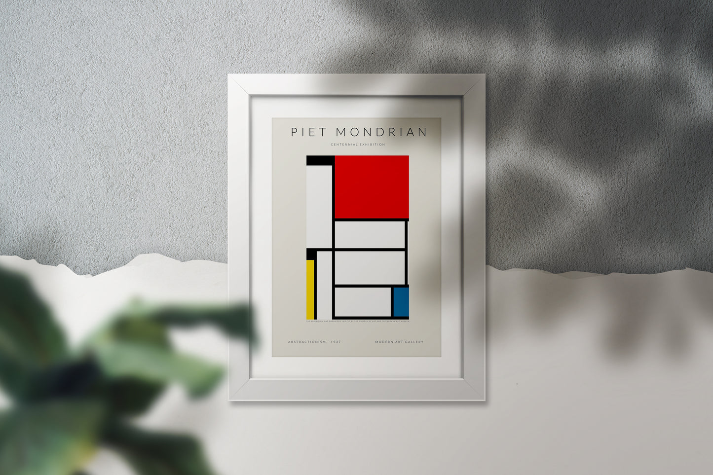 Centennial Exhibition Art Poster by Piet Mondriaan x PSTR Studio