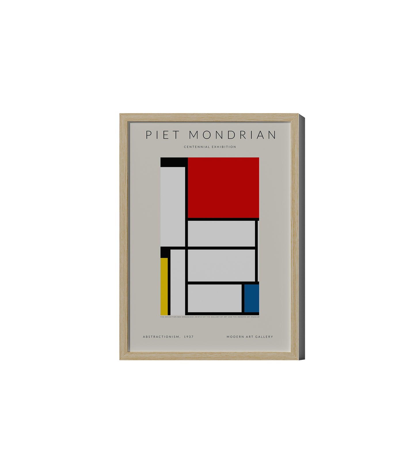 Centennial Exhibition Art Poster by Piet Mondriaan x PSTR Studio