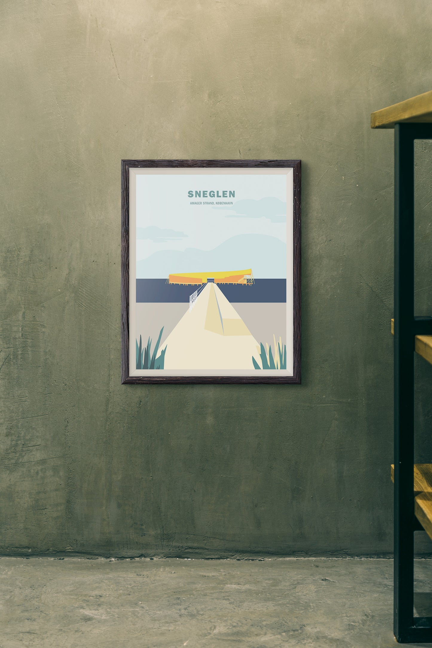 Sneglen Art Poster by Wonderhagen