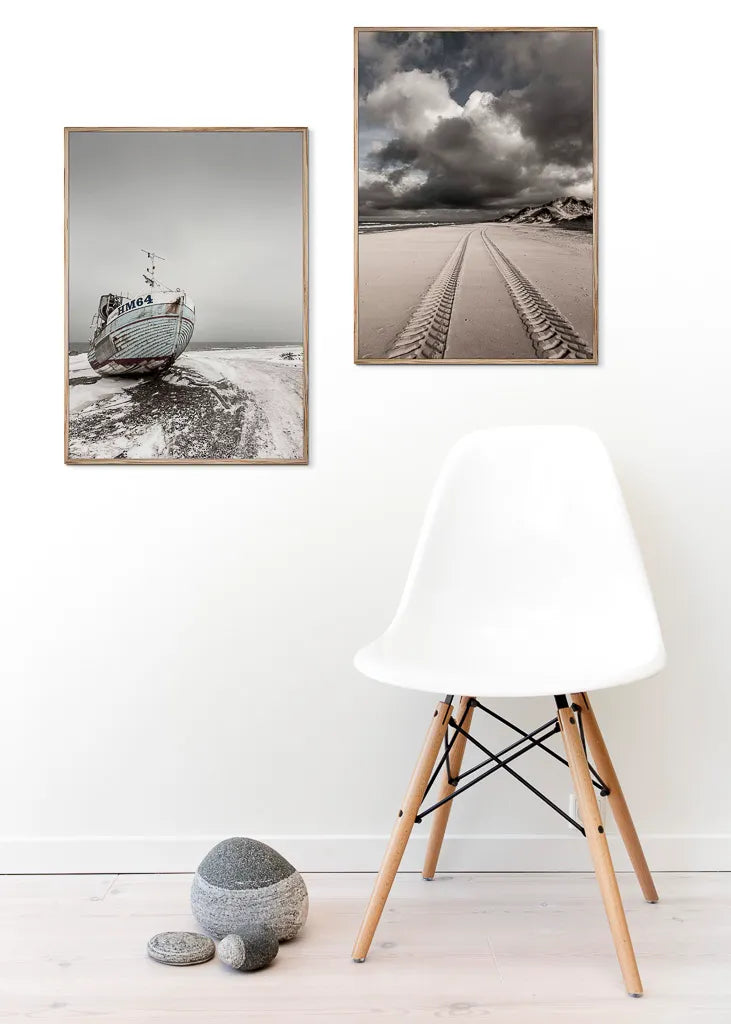 Spor Stranden Art Poster by Foto Factory