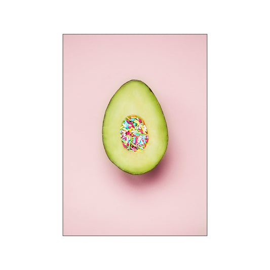 Avocado Art Poster by Camilla Schmidt