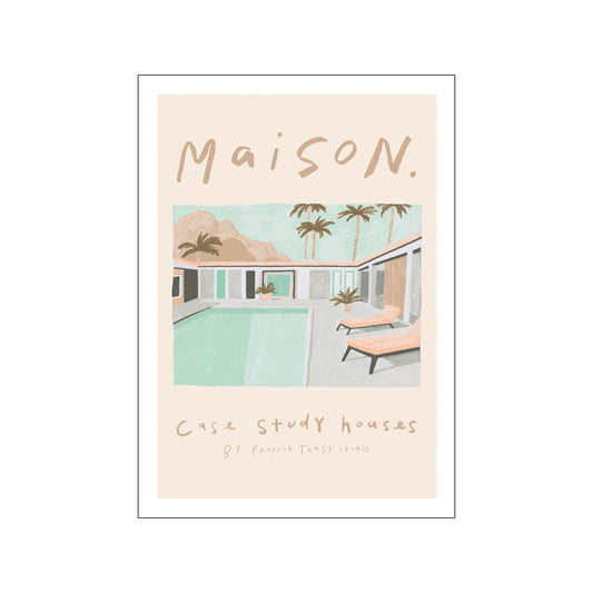 Florida Mansion Art Poster by French Toast Studio