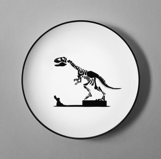 Dinosaur Rabbit Plate