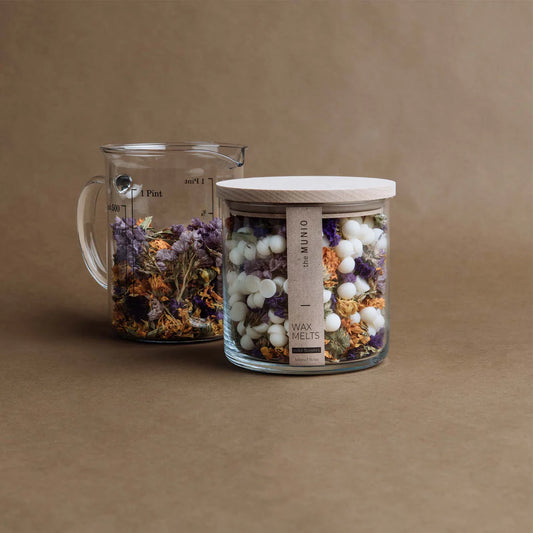 Wild Flowers Natural Soy Wax Melts in a Glass Votive