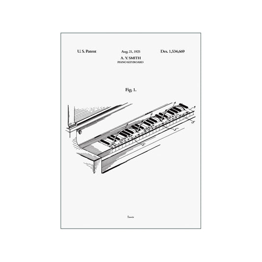 Piano Art Poster by Bomedo