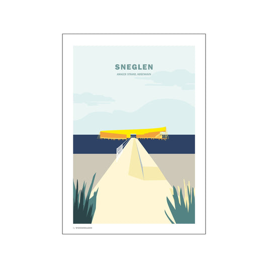 Sneglen Art Poster by Wonderhagen